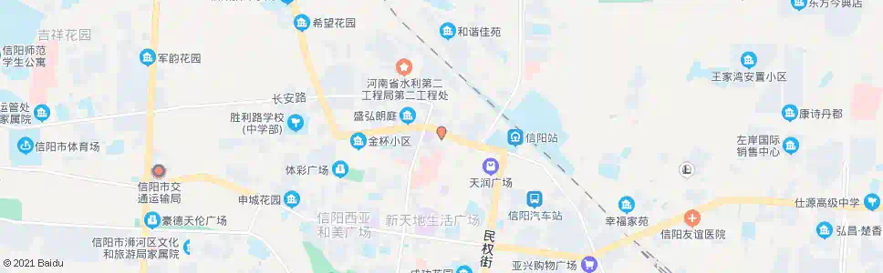 信阳上海商场_公交站地图_信阳公交_妙搜公交查询2025