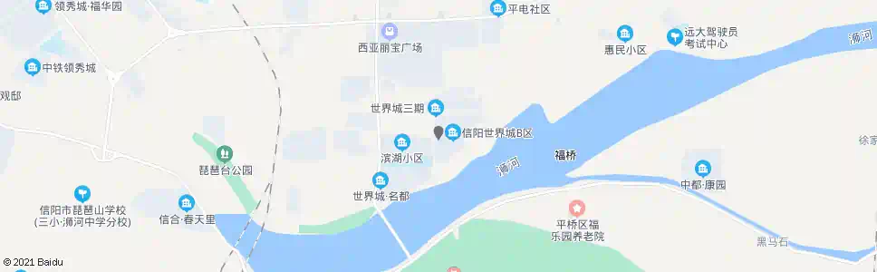 信阳深圳商场(平桥)_公交站地图_信阳公交_妙搜公交查询2025
