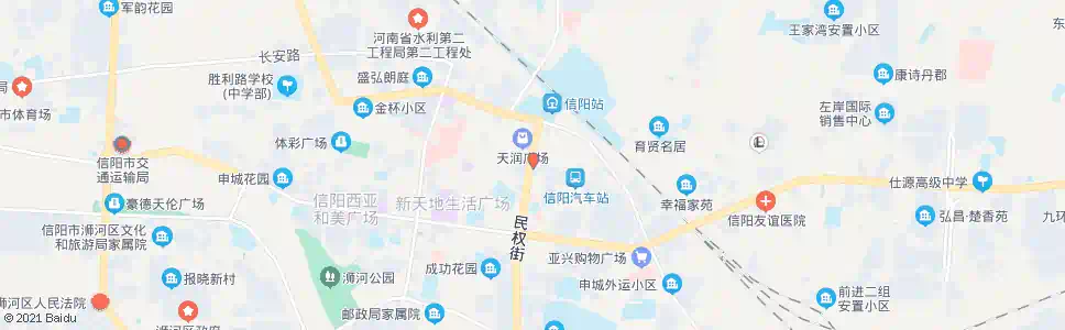 信阳其士酒店_公交站地图_信阳公交_妙搜公交查询2025