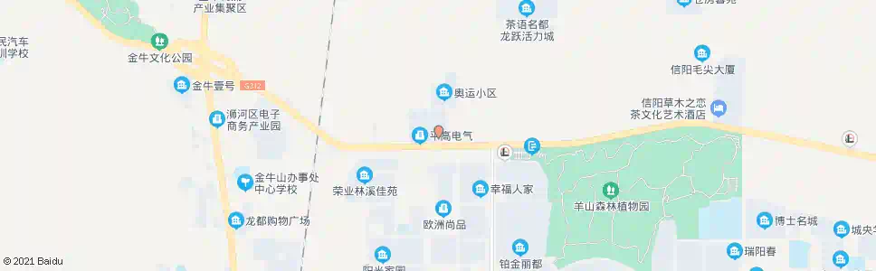 信阳浙江家具广场_公交站地图_信阳公交_妙搜公交查询2025