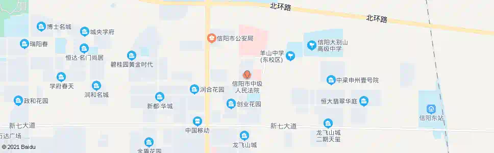 信阳中级法院_公交站地图_信阳公交_妙搜公交查询2025