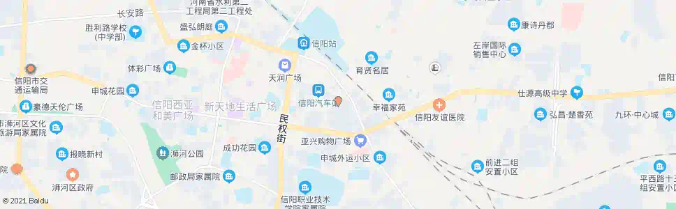 信阳申泰市场_公交站地图_信阳公交_妙搜公交查询2025
