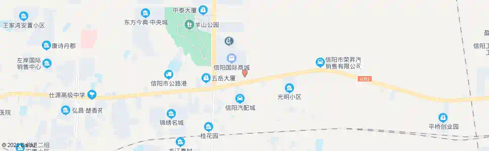 信阳交警二大队_公交站地图_信阳公交_妙搜公交查询2025