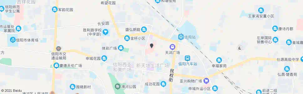 信阳中心医院_公交站地图_信阳公交_妙搜公交查询2025
