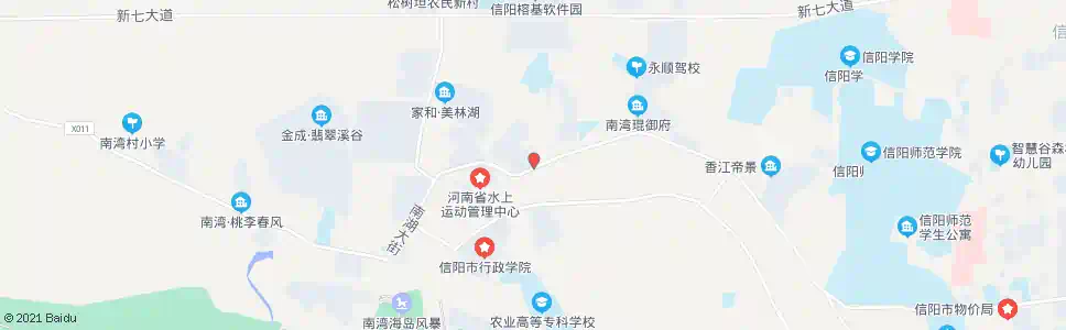 信阳南湖区管委会_公交站地图_信阳公交_妙搜公交查询2025
