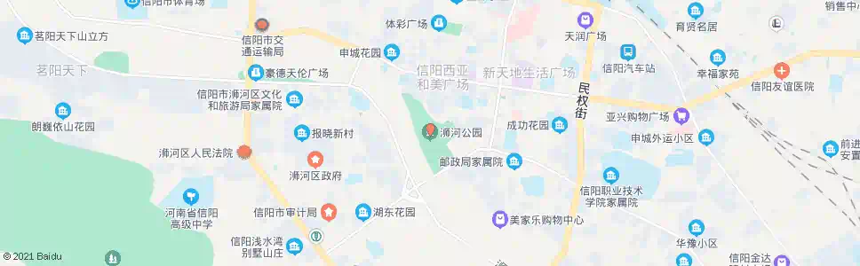 信阳浉河公园_公交站地图_信阳公交_妙搜公交查询2025