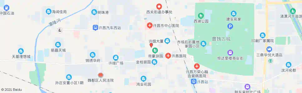 许昌帝豪广场_公交站地图_许昌公交_妙搜公交查询2025