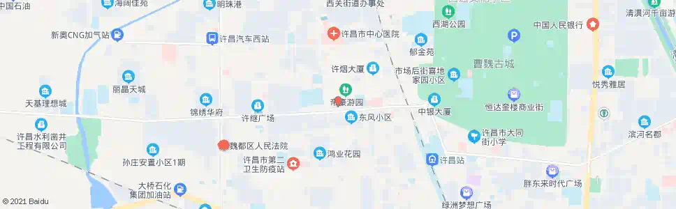 许昌建设路小学_公交站地图_许昌公交_妙搜公交查询2025