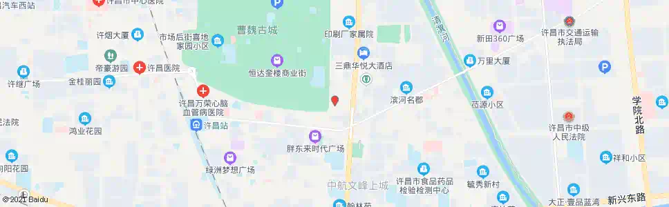 许昌建设路东口_公交站地图_许昌公交_妙搜公交查询2025