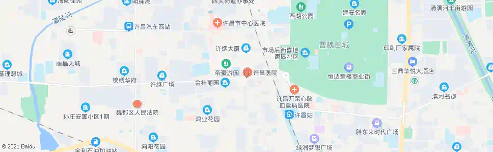 许昌县医院_公交站地图_许昌公交_妙搜公交查询2025