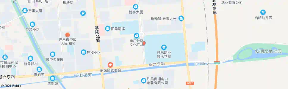 许昌职业技术学院西校区_公交站地图_许昌公交_妙搜公交查询2025