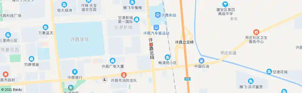 许昌八一路口(师专家属院)_公交站地图_许昌公交_妙搜公交查询2025