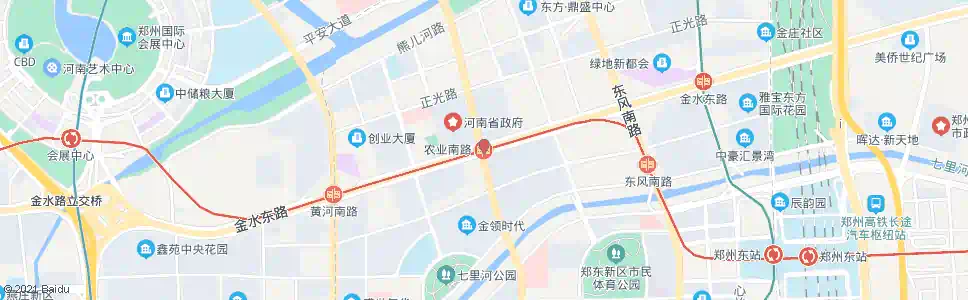 郑州祭城路农业南路_公交站地图_郑州公交_妙搜公交查询2025
