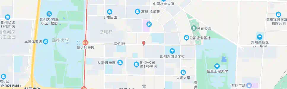 郑州雪松路翠竹街_公交站地图_郑州公交_妙搜公交查询2025