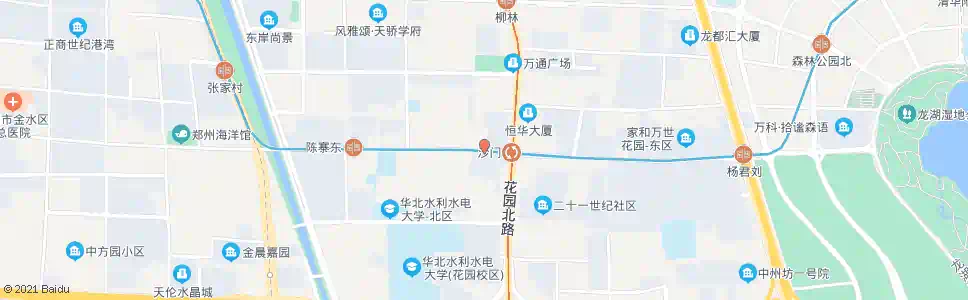 郑州国基路花园路西_公交站地图_郑州公交_妙搜公交查询2025