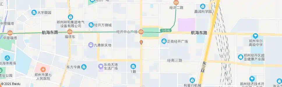 郑州经开第八大街广场南路_公交站地图_郑州公交_妙搜公交查询2025