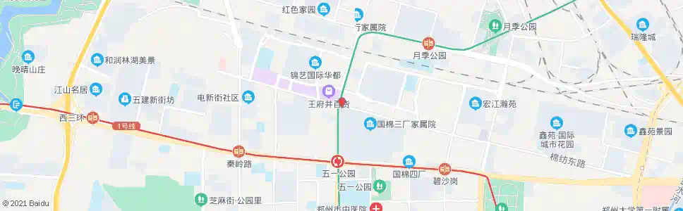 郑州棉纺路桐柏路站_公交站地图_郑州公交_妙搜公交查询2025