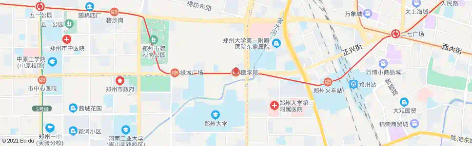 郑州医学院(临时)_公交站地图_郑州公交_妙搜公交查询2025
