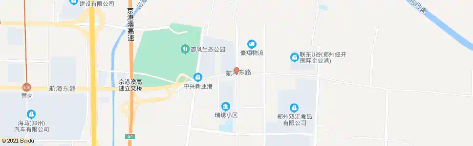 郑州经开第二十二大街中段_公交站地图_郑州公交_妙搜公交查询2025
