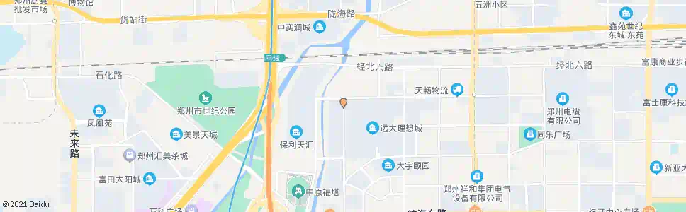 郑州朝凤路经北五路_公交站地图_郑州公交_妙搜公交查询2025
