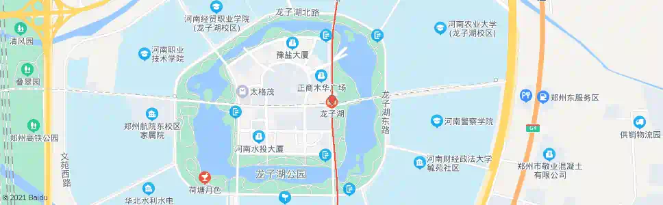 郑州龙子湖站_公交站地图_郑州公交_妙搜公交查询2025