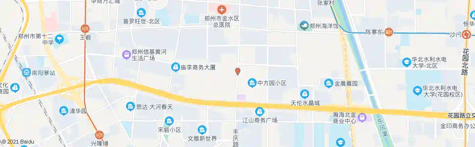 郑州丰庆路庙李_公交站地图_郑州公交_妙搜公交查询2025