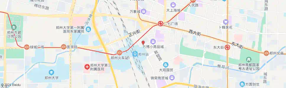 郑州火车站(北港湾)_公交站地图_郑州公交_妙搜公交查询2025