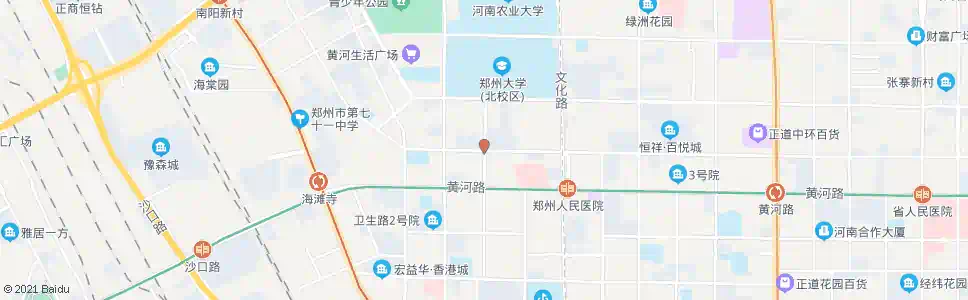 郑州红旗路黄河北街_公交站地图_郑州公交_妙搜公交查询2025