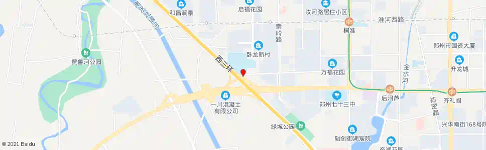 郑州沁河路西三环_公交站地图_郑州公交_妙搜公交查询2025