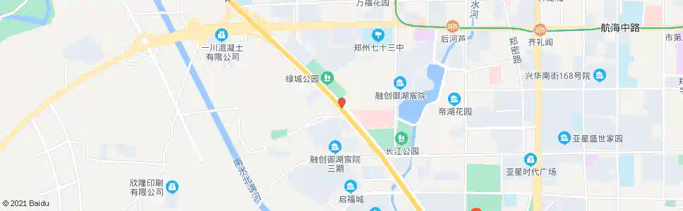 郑州西三环绿城公园站_公交站地图_郑州公交_妙搜公交查询2025