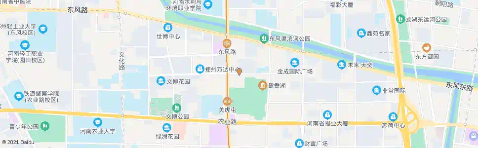 郑州农科路花园路东_公交站地图_郑州公交_妙搜公交查询2025