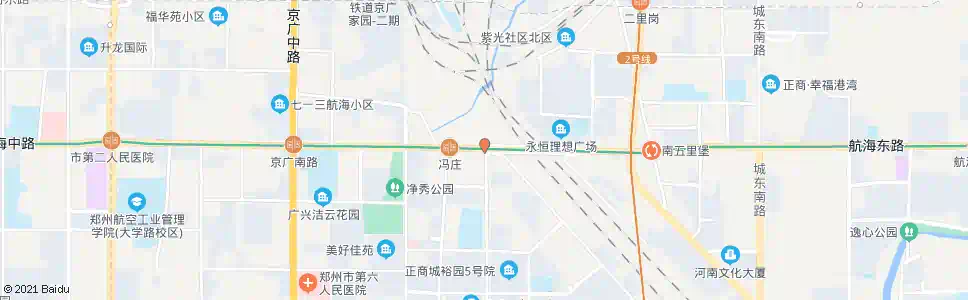 郑州通站路航海路_公交站地图_郑州公交_妙搜公交查询2025