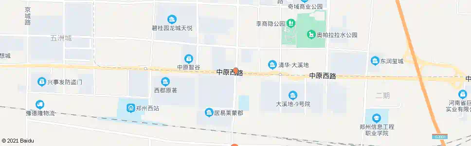 郑州中原西路槐西_公交站地图_郑州公交_妙搜公交查询2025
