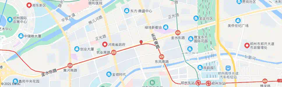 郑州金水东路东风南路站_公交站地图_郑州公交_妙搜公交查询2025