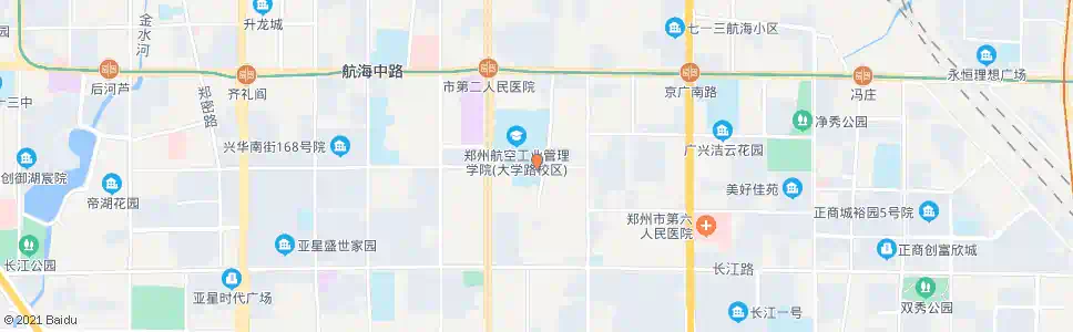 郑州建云路长江路_公交站地图_郑州公交_妙搜公交查询2025