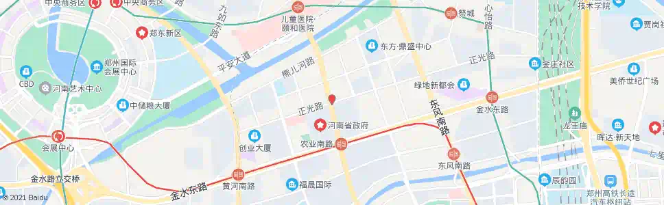 郑州正光路农业南路_公交站地图_郑州公交_妙搜公交查询2025