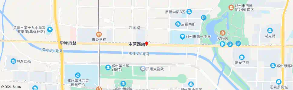 郑州中原西路富民路_公交站地图_郑州公交_妙搜公交查询2025