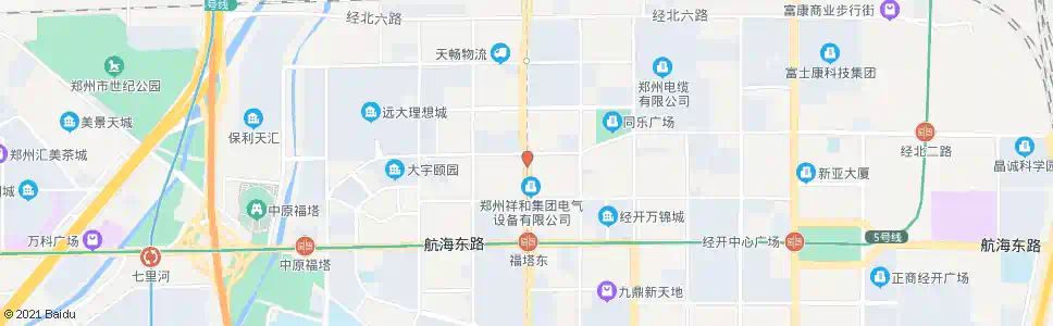 郑州经开第三大街经北二路站_公交站地图_郑州公交_妙搜公交查询2025