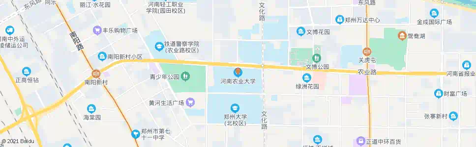 郑州河南农业大学站_公交站地图_郑州公交_妙搜公交查询2025