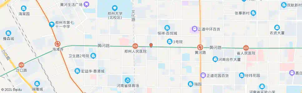 郑州黄河路经八路站_公交站地图_郑州公交_妙搜公交查询2025