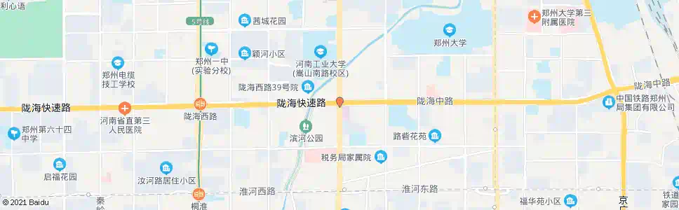 郑州陇海路嵩山路_公交站地图_郑州公交_妙搜公交查询2025