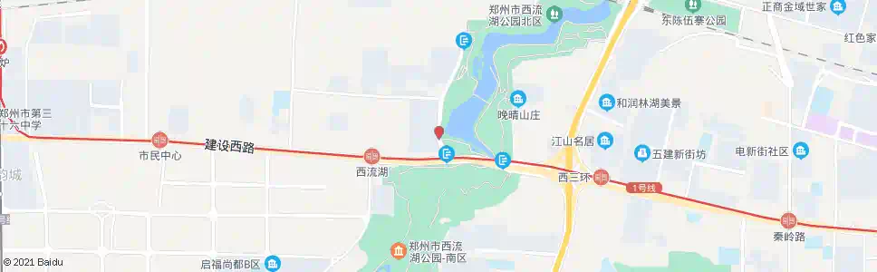 郑州湖西路建设西路_公交站地图_郑州公交_妙搜公交查询2025