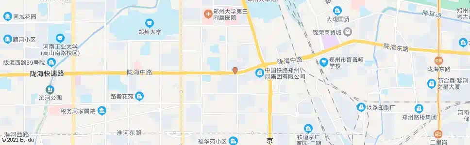 郑州陇海路庆丰街(BRT)_公交站地图_郑州公交_妙搜公交查询2025