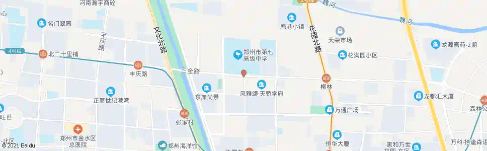郑州市七中新校_公交站地图_郑州公交_妙搜公交查询2025