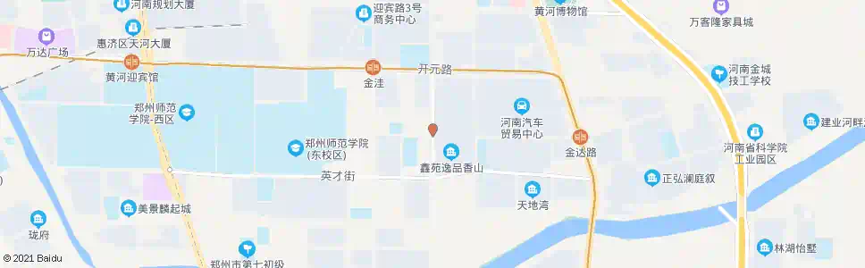 郑州香山路金达路_公交站地图_郑州公交_妙搜公交查询2025