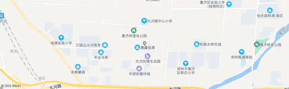 郑州丰硕街惠济桥村_公交站地图_郑州公交_妙搜公交查询2025