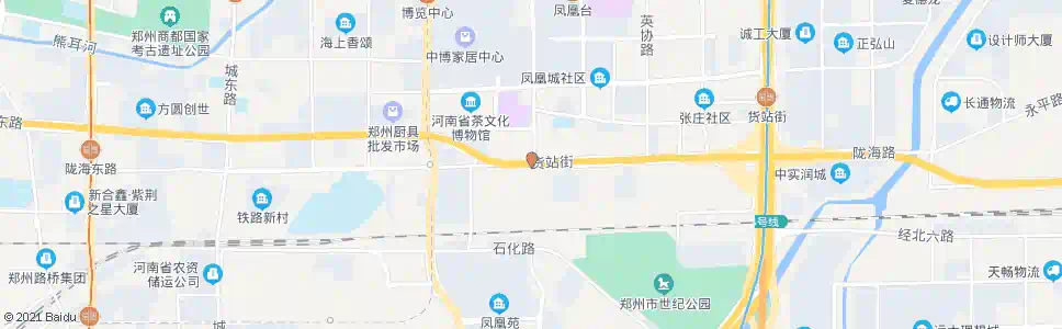 郑州陇海路玉凤路_公交站地图_郑州公交_妙搜公交查询2025