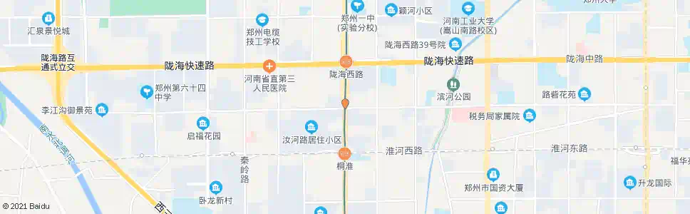 郑州桐柏路汝河路_公交站地图_郑州公交_妙搜公交查询2025