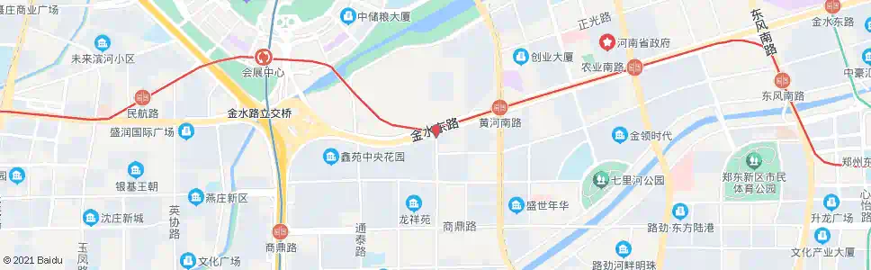 郑州金水东路聚源路_公交站地图_郑州公交_妙搜公交查询2025