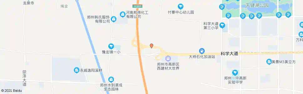 郑州科学大道绕城高速口_公交站地图_郑州公交_妙搜公交查询2025
